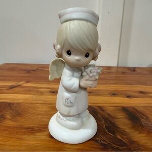 Vintage 1986 Precious Moments "Angel of Mercy" Porcelain Figurine